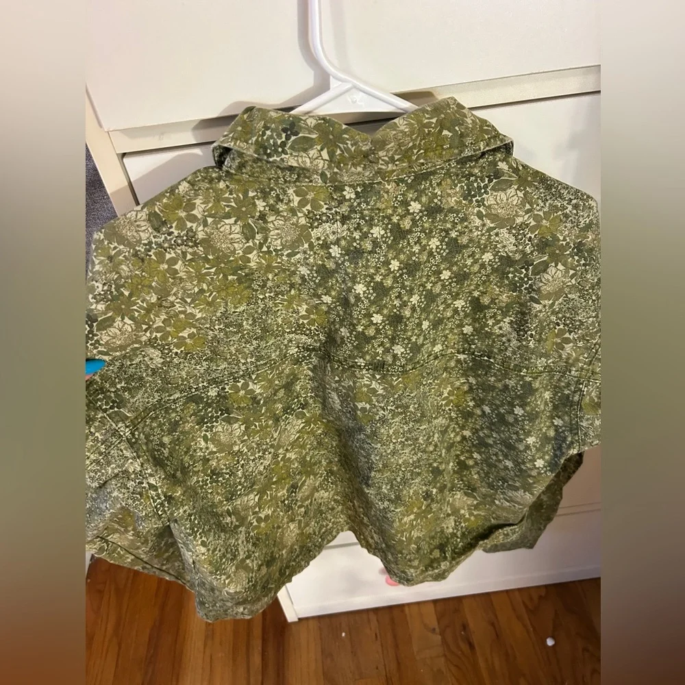 Wild Fable Green Floral Jacket - Picture 2 of 3